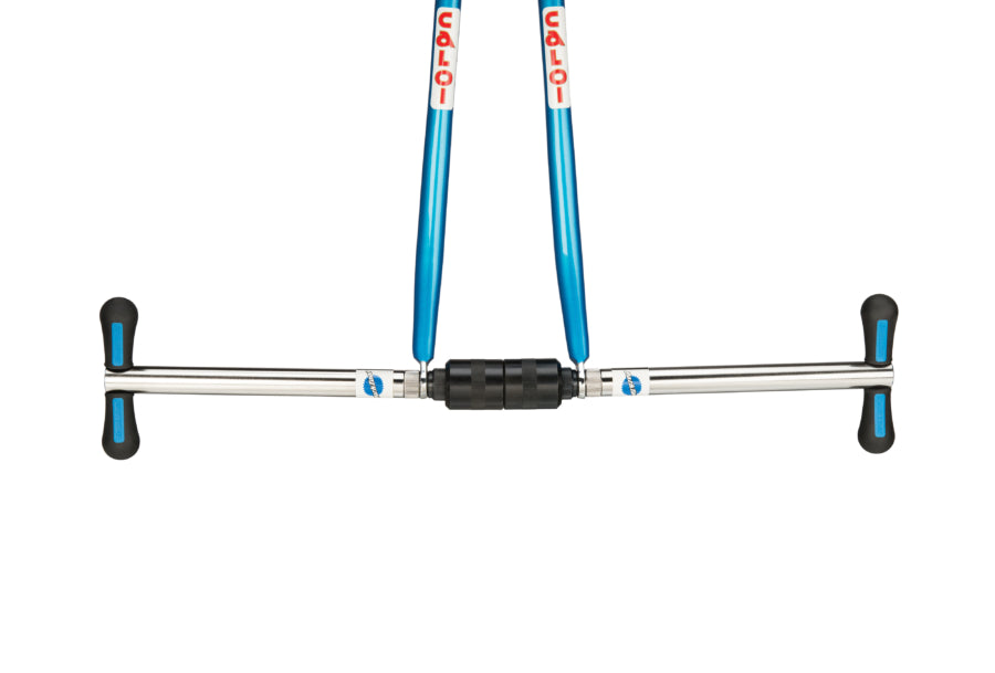 Park Tool FFG-2 montato su una forcella correttamente allineata