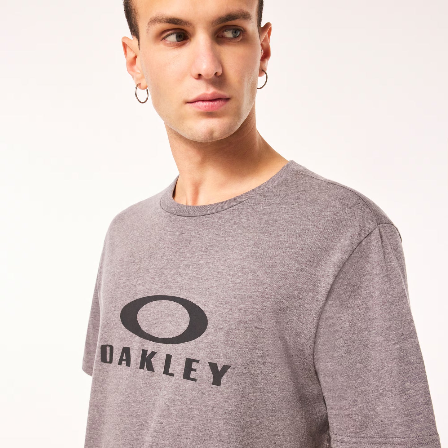 Maglietta OAKLEY O BARK 2.0 Nuovo Grigio Atletico