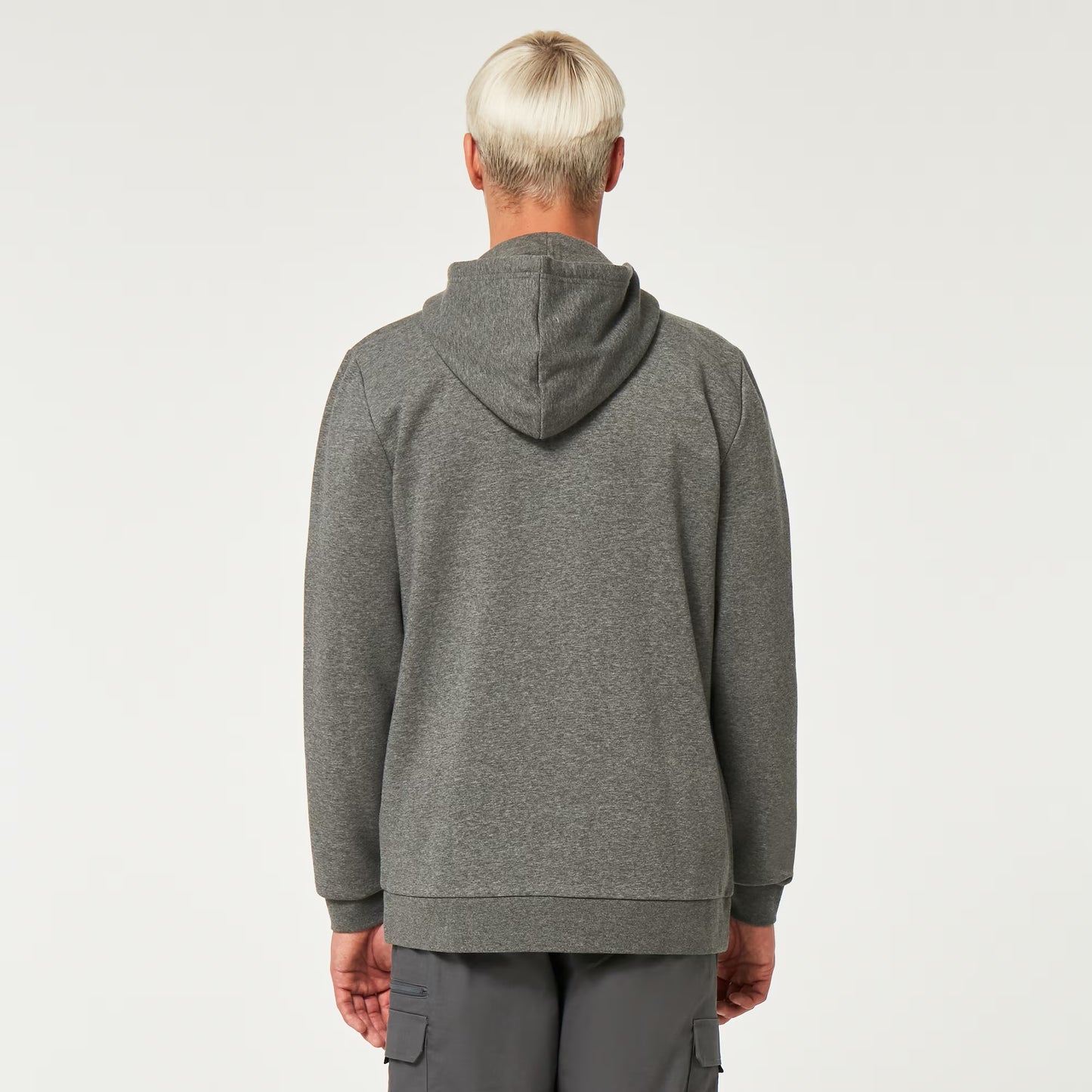 Felpa con cappuccio OAKLEY BARK FZ HOODIE 2.0 Nuovo Grigio Atletico