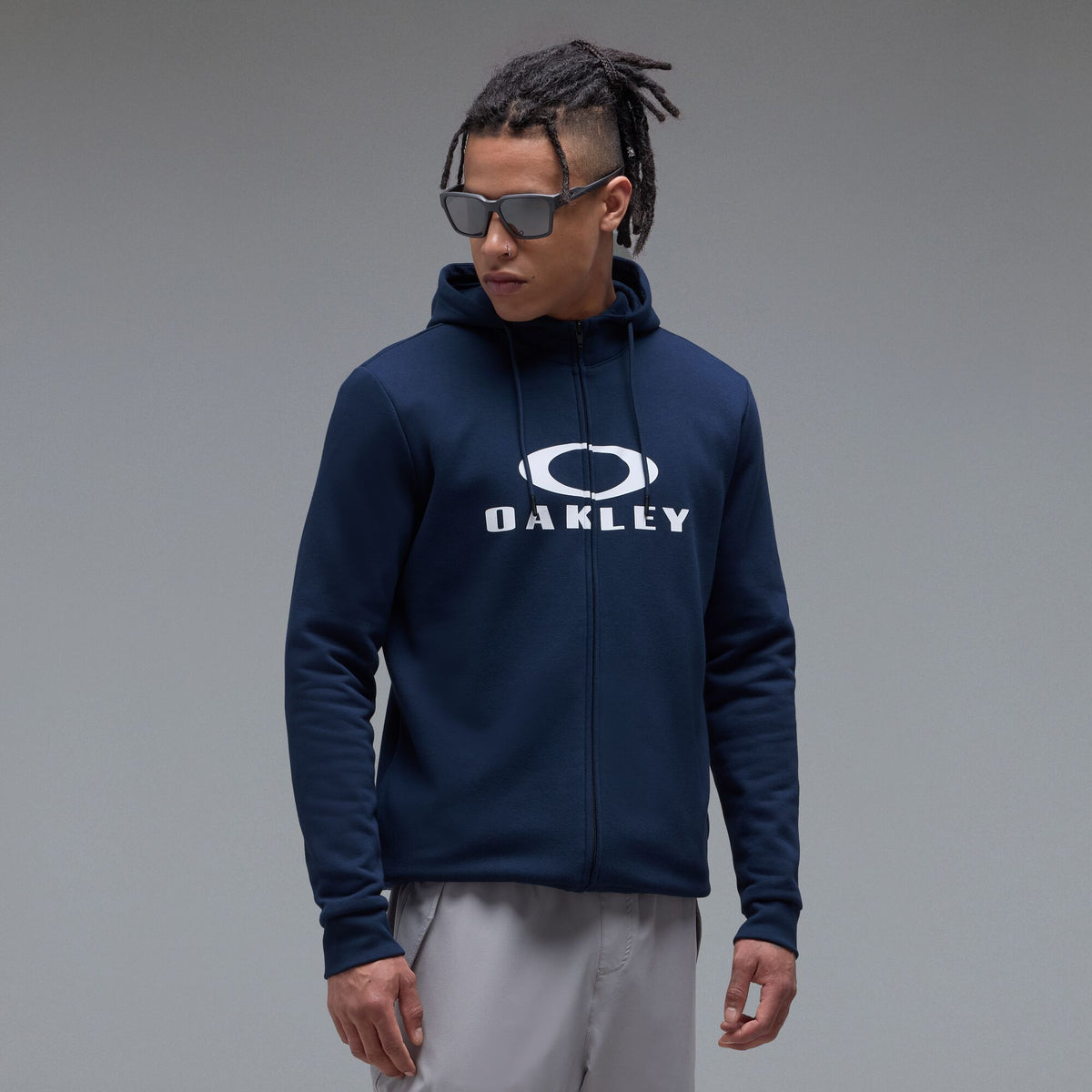 Felpa con Cappuccio OAKLEY BARK FZ HOODIE 2.0 Blu