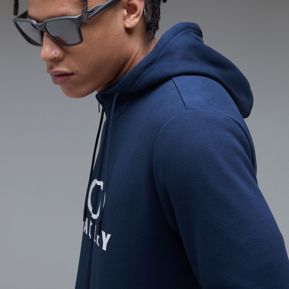 Felpa con Cappuccio OAKLEY BARK FZ HOODIE 2.0 Blu