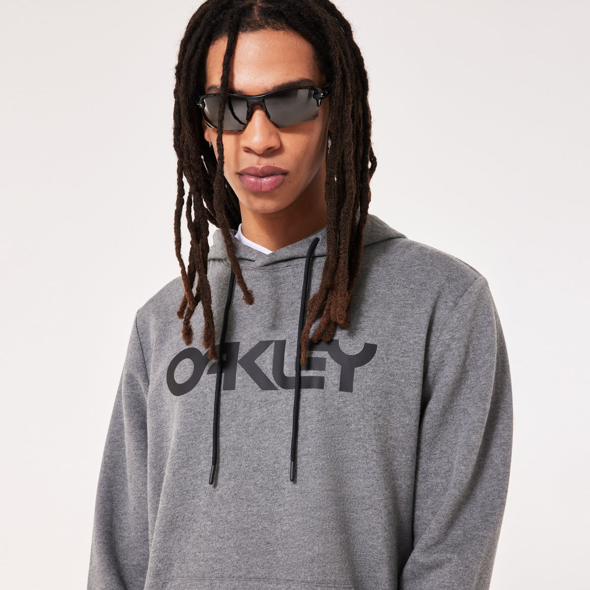 Felpa con cappuccio OAKLEY B1B PO 2.0 Grigia/Nera