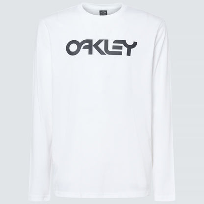 T-Shirt OAKLEY MARK II 2.0 Maniche Lunghe Bianco/Nero