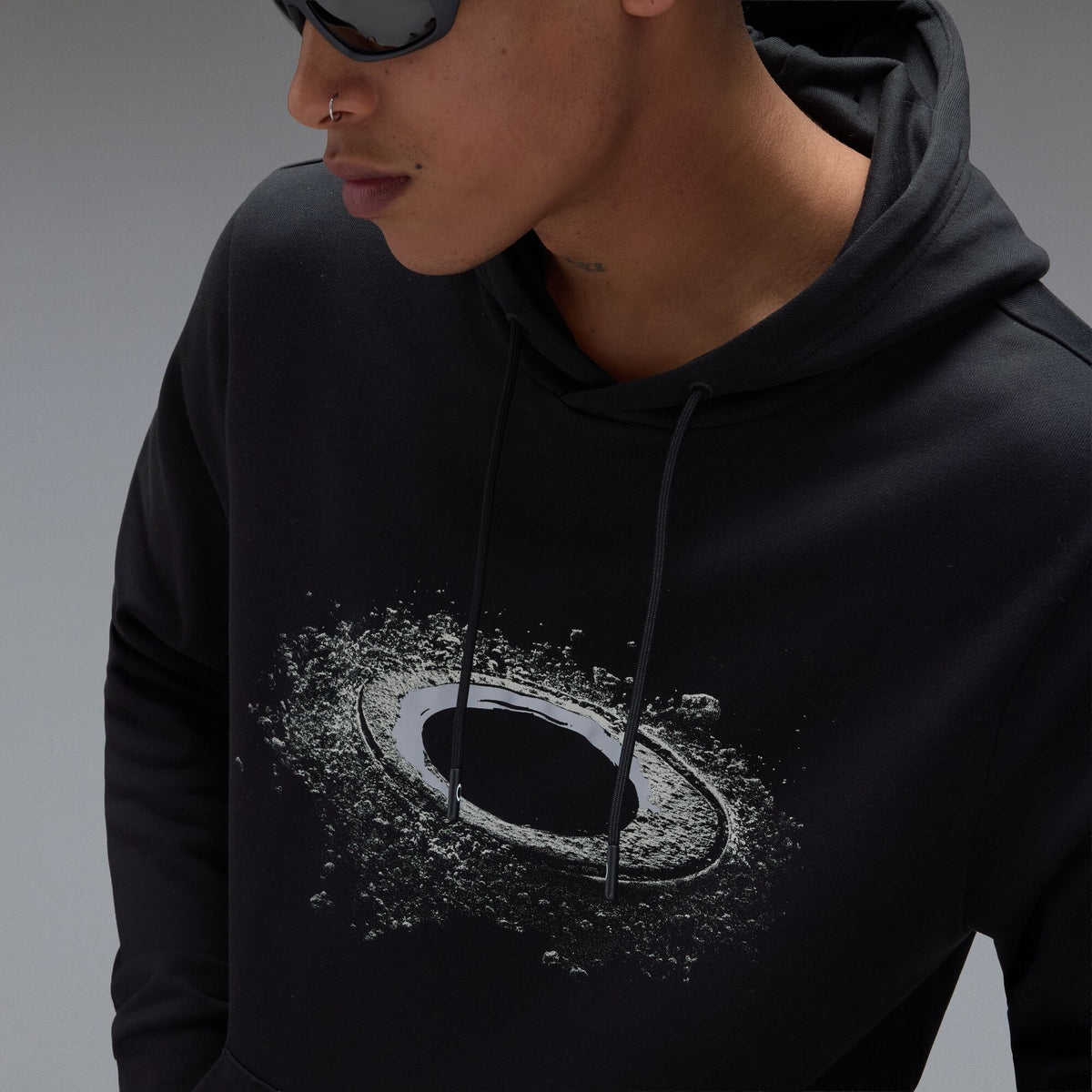 Felpa con Cappuccio OAKLEY LUNAR ELLIPSE HOODIE Nera