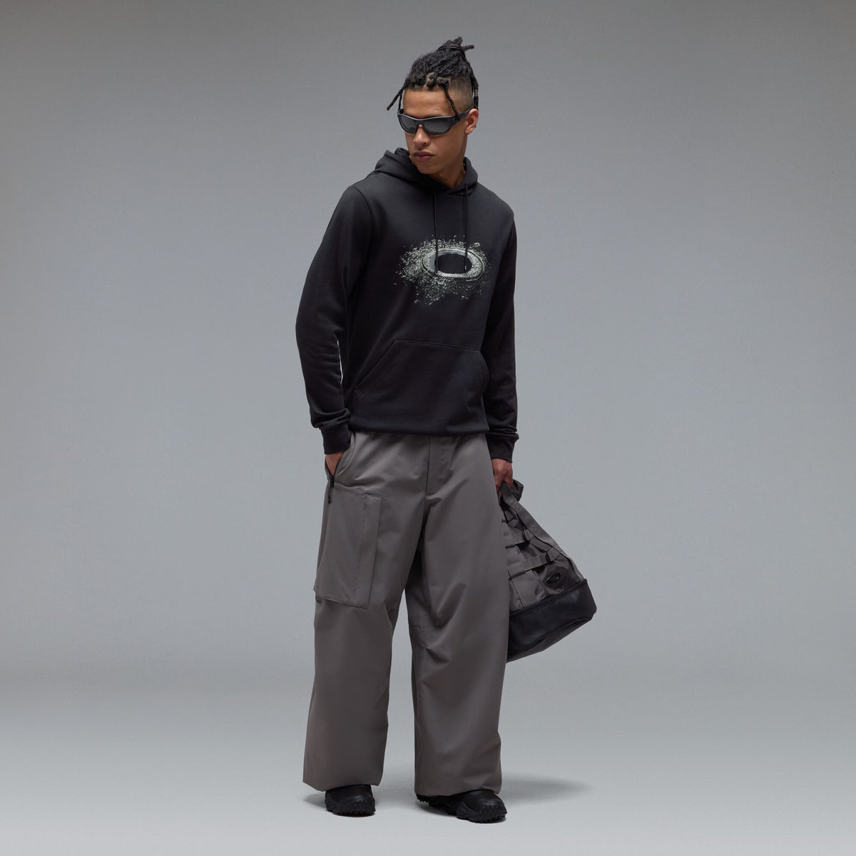 Felpa con Cappuccio OAKLEY LUNAR ELLIPSE HOODIE Nera