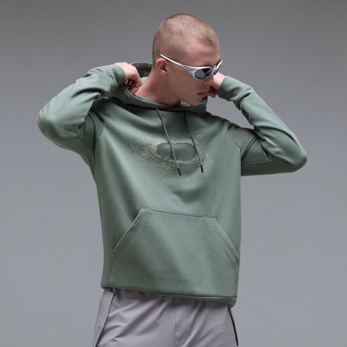 Felpa con Cappuccio OAKLEY LUNAR ELLIPSE HOODIE Verde