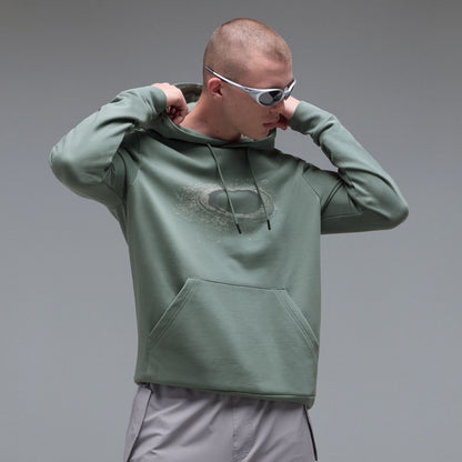 Felpa con cappuccio OAKLEY LUNAR ELLIPSE Verde