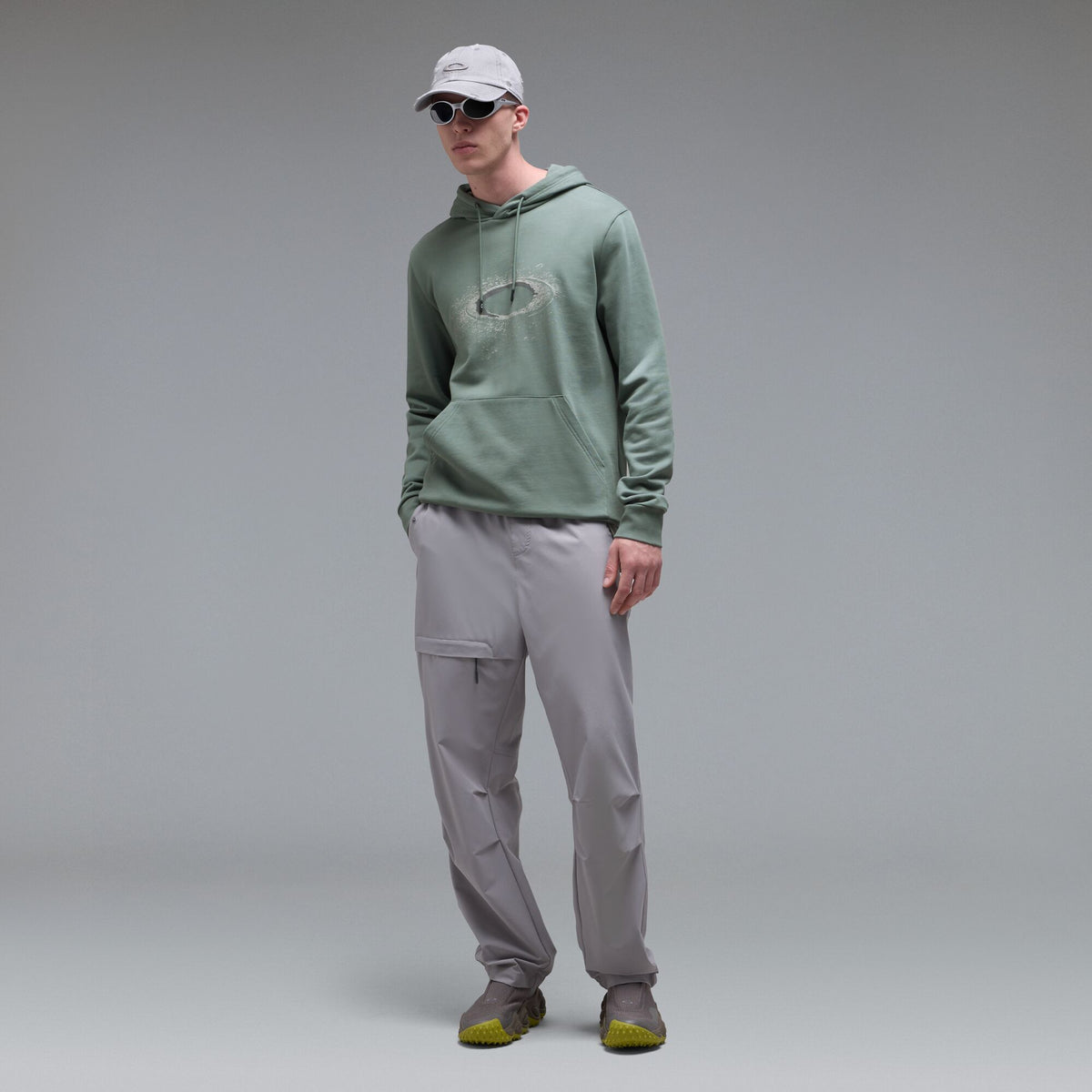 Felpa con Cappuccio OAKLEY LUNAR ELLIPSE HOODIE Verde