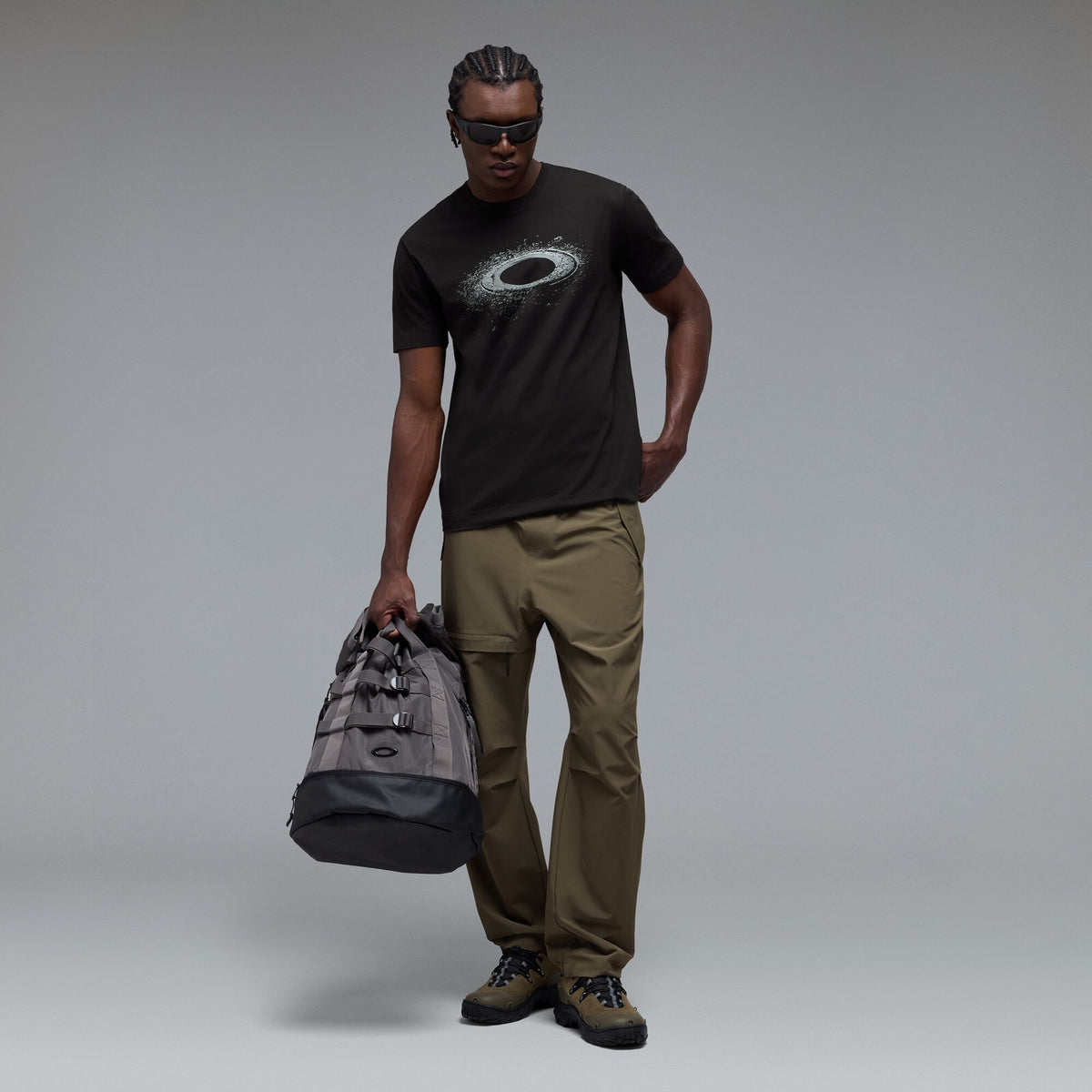T-Shirt OAKLEY LUNAR ELLIPSE TEE Nero
