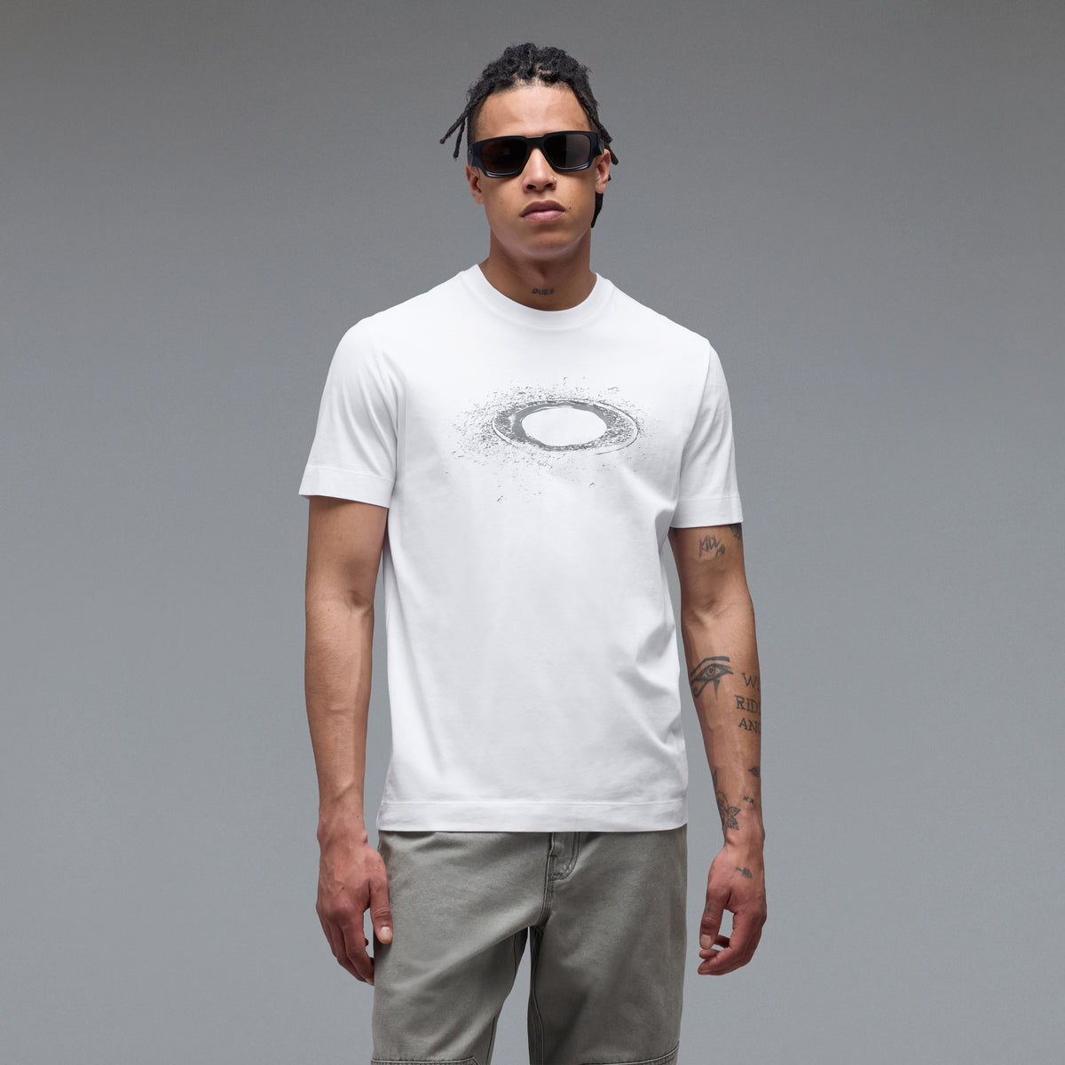 T-Shirt OAKLEY LUNAR ELLIPSE TEE Bianco