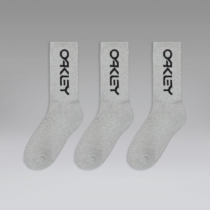 Calzini OAKLEY B1B SOCKS 2.0 Grigi (x3 paia)
