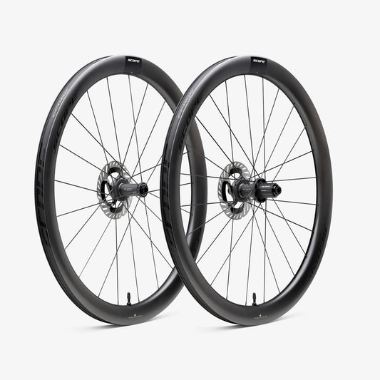 Coppia di Ruote SCOPE Race R4 Tubeless Ready (Centerlock) Nera