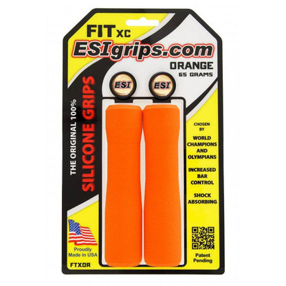 Grips ESI FIT XC (EXTRA CHUNKY/CHUNKY COMBO) 130 mm Arancione