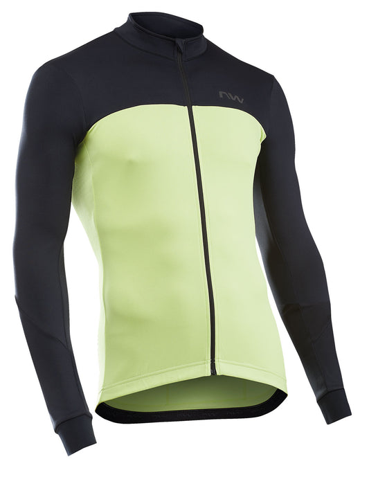 Maglia NORTHWAVE FORCE 2 Maniche Lunghe Gialla/Nera