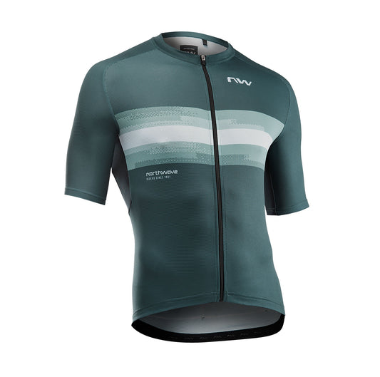 NORTHWAVE FORCE EVO Maglia a maniche corte Verde salvia/Grigio