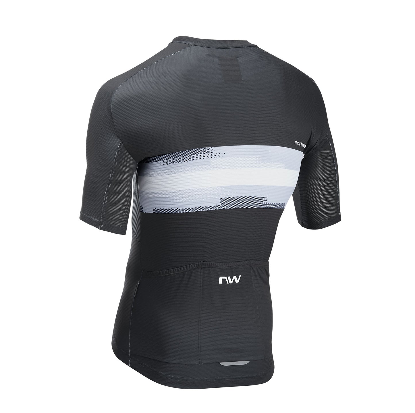 NORTHWAVE FORCE EVO Maglia a maniche corte nero/bianco