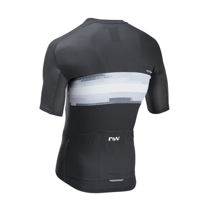 Maglia NORTHWAVE FORCE EVO Maniche Corte Nero/Bianco