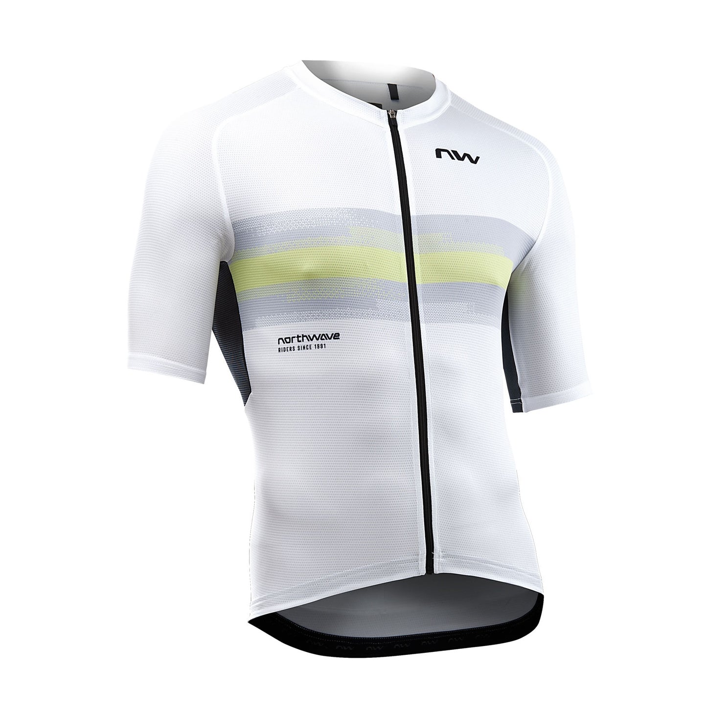 NORTHWAVE FORCE EVO Maglia a maniche corte Bianco/Verde