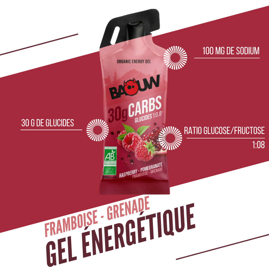 Gel Energetico BAOW (44g) Limone/Lampone/Melograno