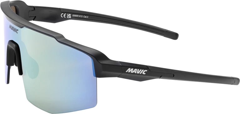 Occhiali MAVIC MVS SHIELD Oro Nero/Lente Blu