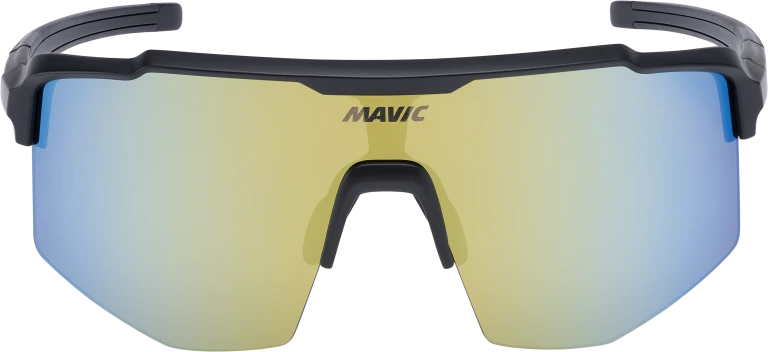 Occhiali MAVIC MVS SHIELD Oro Nero/Lente Blu