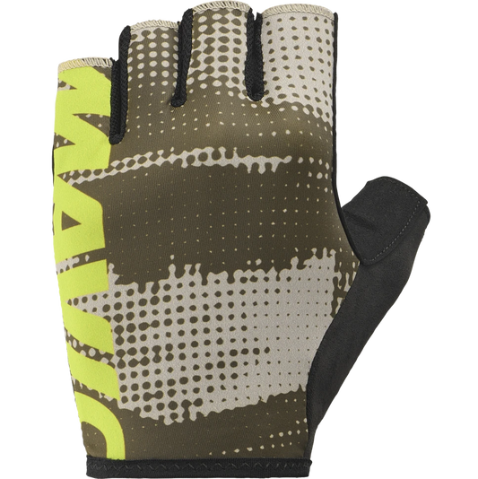 Guanti corti MAVIC ESSENTIAL PADDED GRAPHIC Khaki