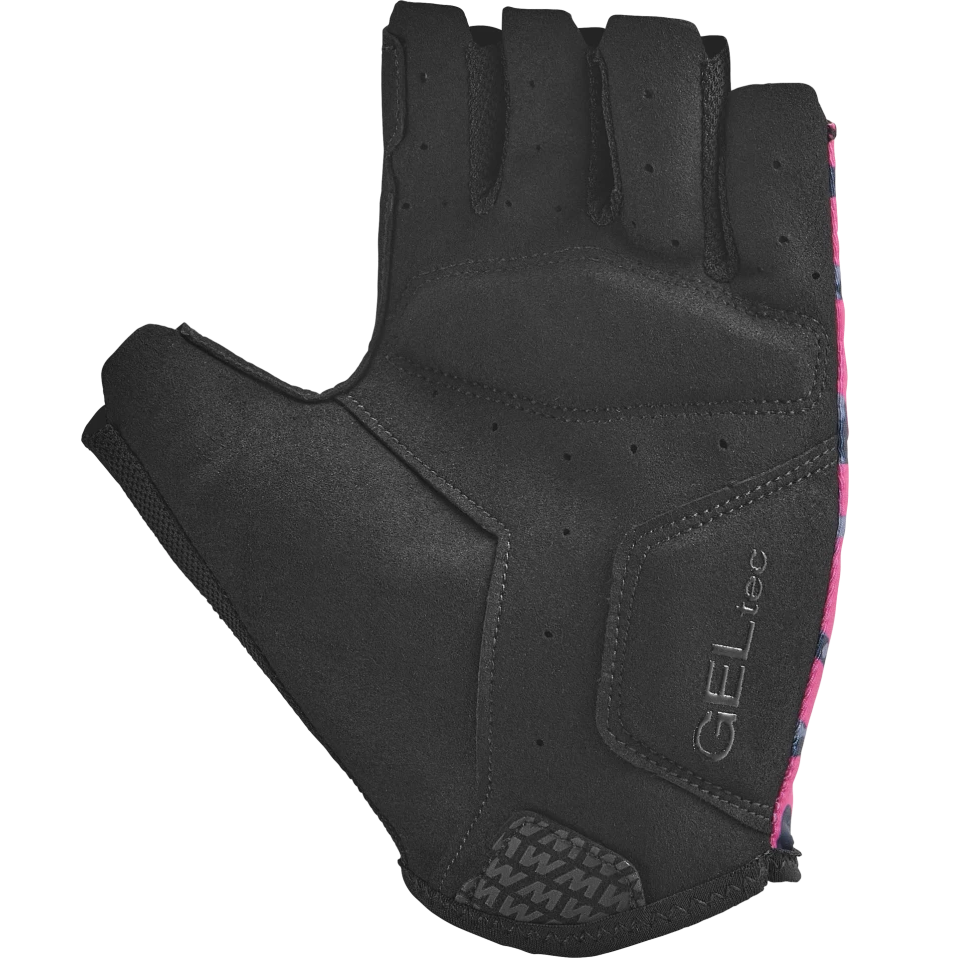 Guanti corti MAVIC ESSENTIAL PADDED GRAPHIC Grigio/Rosa