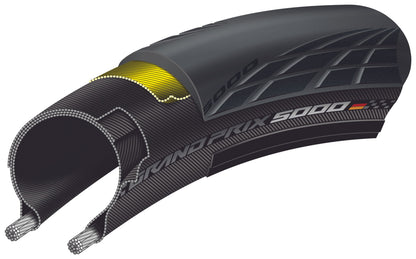 Pneumatico CONTINENTAL GRAND PRIX 5000 TubeType nero