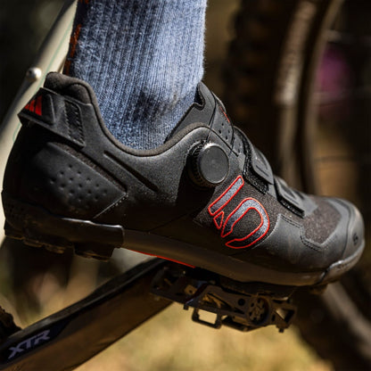Scarpe MTB ADIDAS FIVE TEN KESTREL BOA Nero/Rosso
