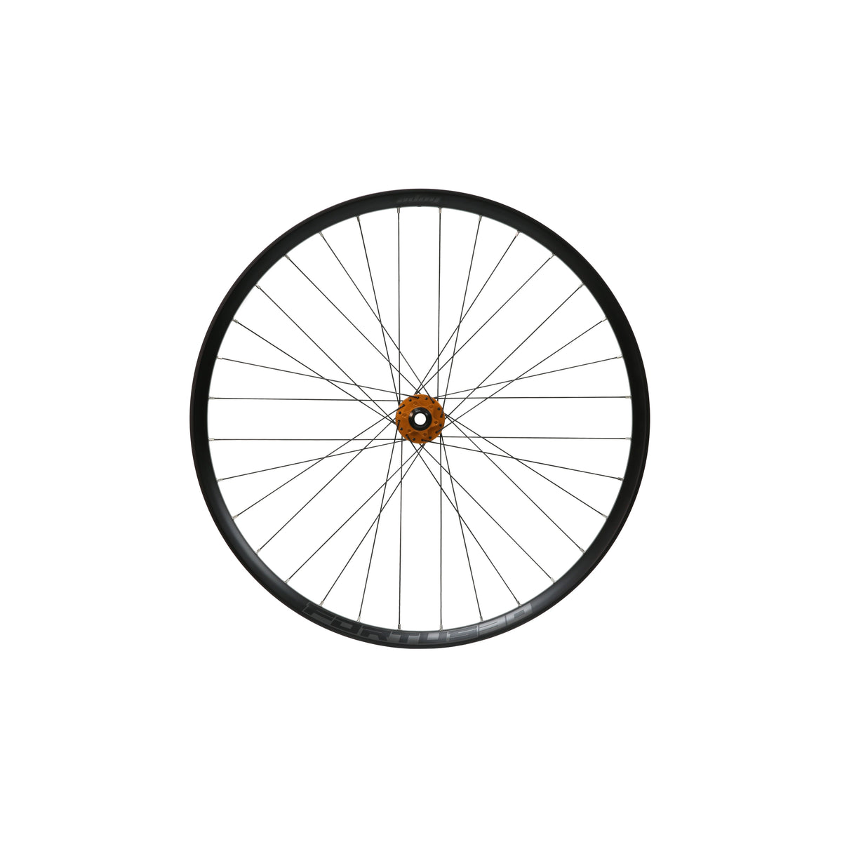 Ruota anteriore HOPE Fortus 30 W da 26 pollici, mozzo Pro 5 arancione