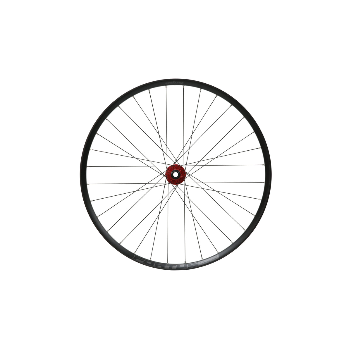 Ruota anteriore HOPE Fortus 26 W da 27.5 pollici, mozzo Pro 5 rosso