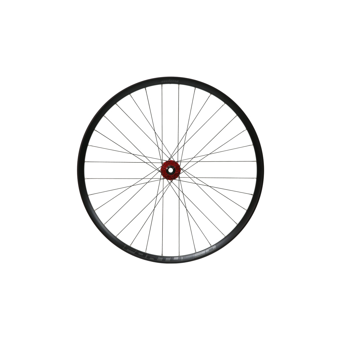 Ruota anteriore HOPE Fortus 30 W da 27,5 pollici, mozzo Pro 5 rosso