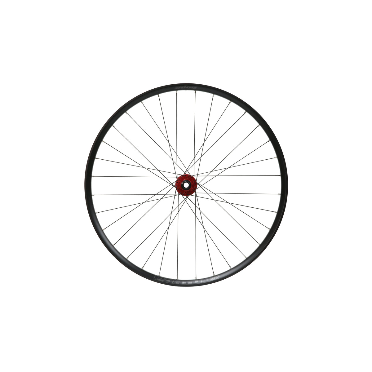 Ruota anteriore HOPE Fortus 30 W SC da 27,5 pollici, mozzo Pro 5 rosso
