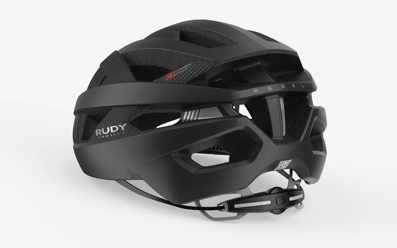 RUDY PROJECT REBEL CARBON Casco da strada Nero Opaco