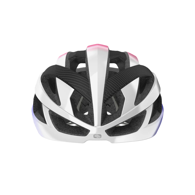 RUDY PROJECT REBEL CARBON Casco da strada bianco/viola/rosa