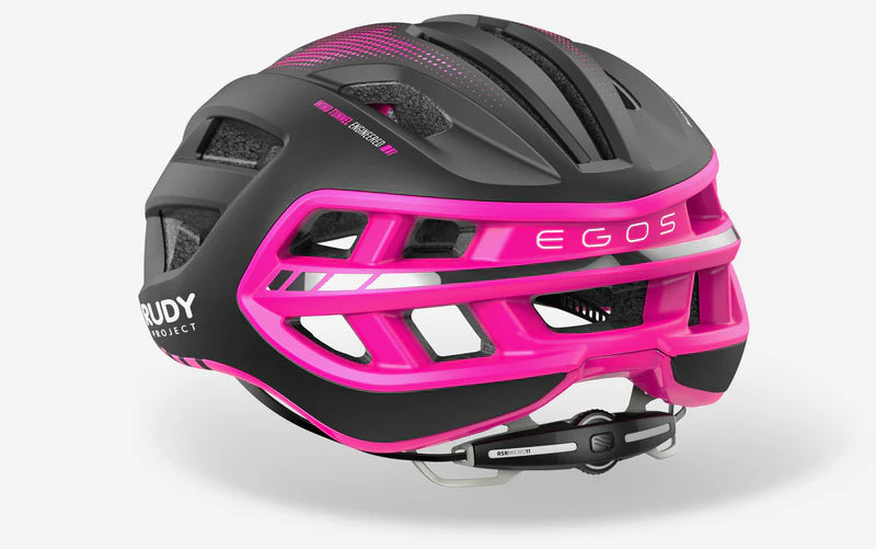 RUDY PROJECT EGOS Casco da strada nero/rosa