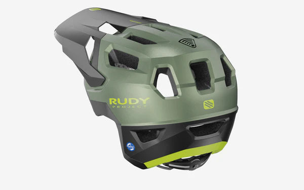 Casco MTB RUDY PROJECT TERRAFORM Verde/Nero
