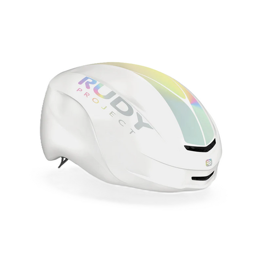 RUDY PROJECT NYTRON PRO Casco da strada Bianco Iridescente Opaco