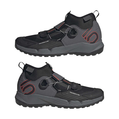 Scarpe MTB ADIDAS FIVE TEN TRAILCROSS PRO CLIP-IN Grigio/Nero/Rosso