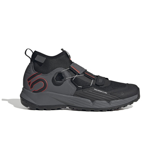 Five Ten TRAILCROSS PRO CLIP-IN Scarpe MTB Grigio/Nero/Rosso