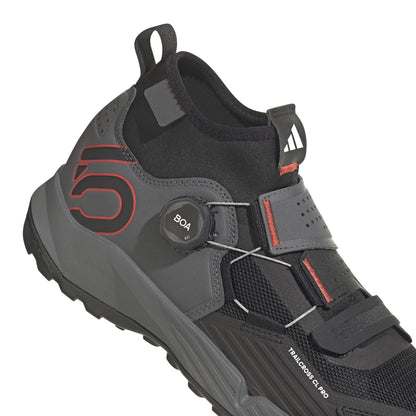 Scarpe MTB ADIDAS FIVE TEN TRAILCROSS PRO CLIP-IN Grigio/Nero/Rosso