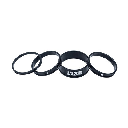 Kit distanziali per attacco manubrio HXR COMPONENTS nero