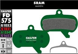 Pastiglie freno semi-metalliche GALFER PRO Sram Maven