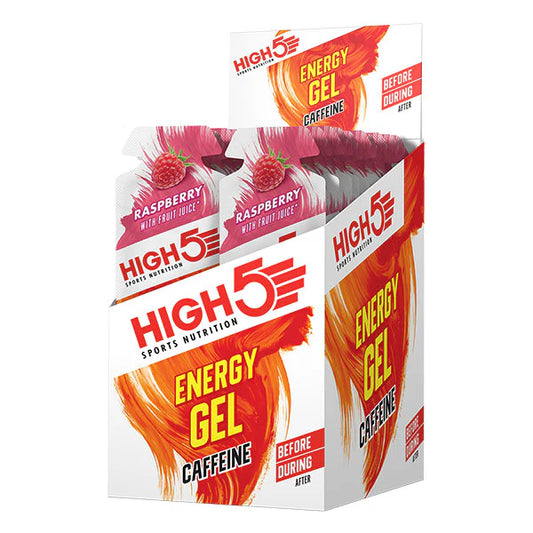 Gel energetico HIGH5 ENERGY GEL Caffeinen (40g) Lampone