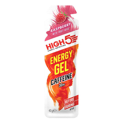 Gel Energetico HIGH5 ENERGY GEL Caffeine (40g) Lampone