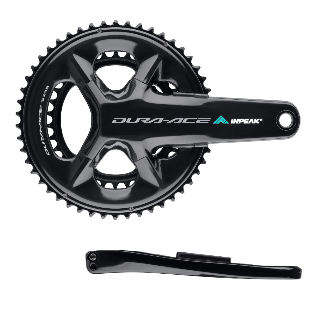 Guarnitura con misuratore di potenza INPEAK POWERCRANK-E TWIN2 LR Shimano Dura-Ace R9200