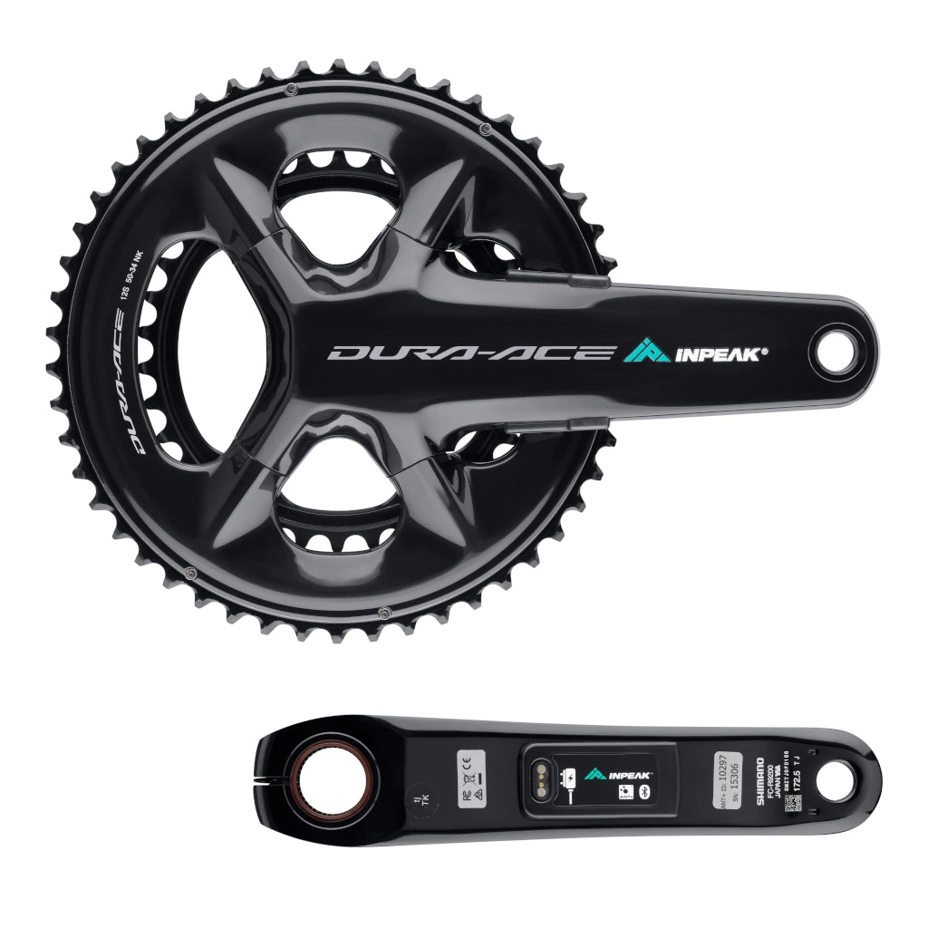 Guarnitura con misuratore di potenza INPEAK POWERCRANK-E TWIN2 LR Shimano Dura-Ace R9200