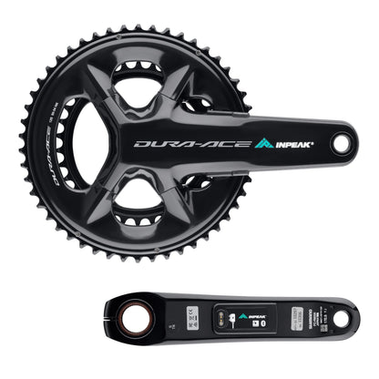 Guarnitura con misuratore di potenza INPEAK POWERCRANK-E TWIN2 LR Shimano Dura-Ace R9200
