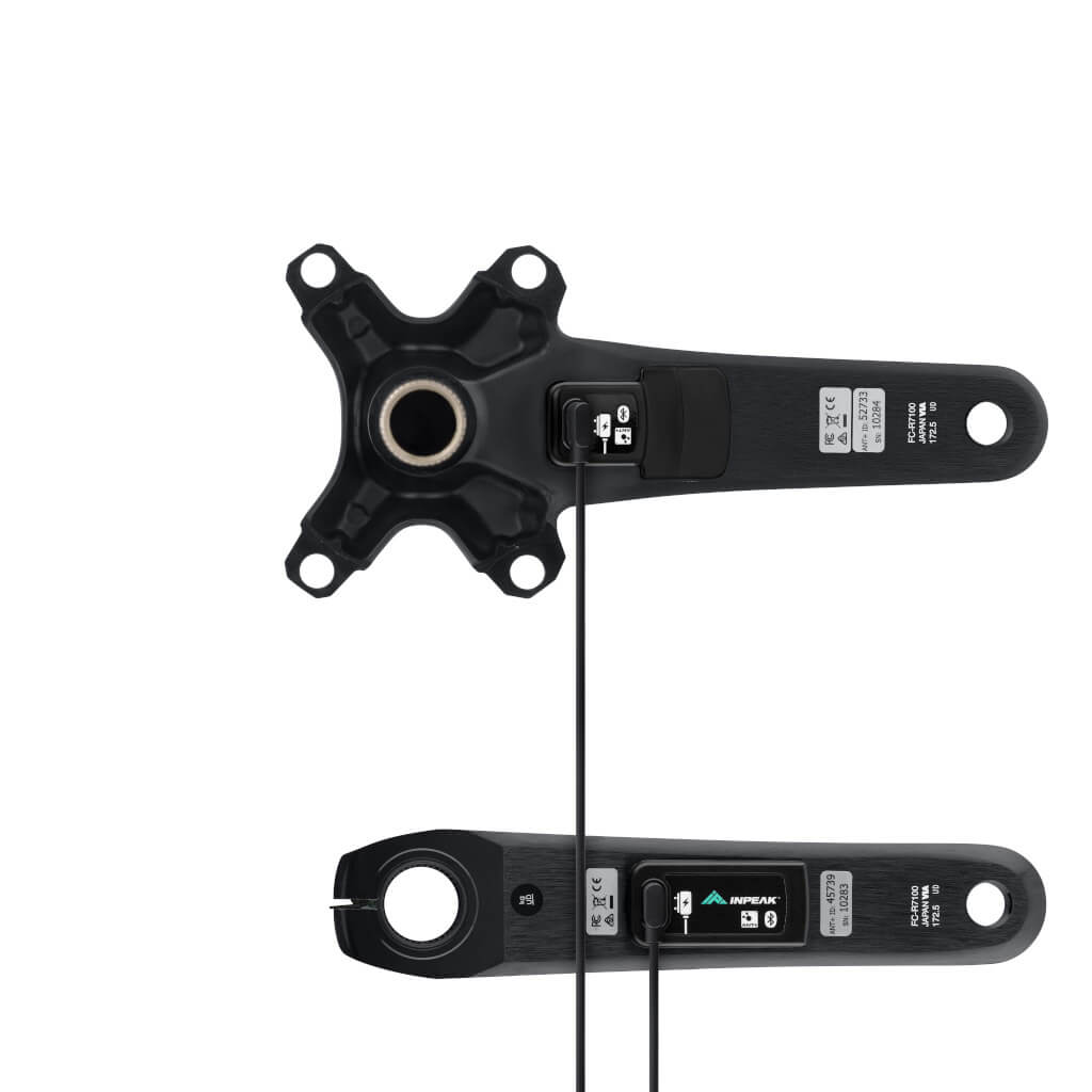 Guarnitura con misuratore di potenza INPEAK POWERCRANK-E TWIN2 LR Shimano 105 R7100