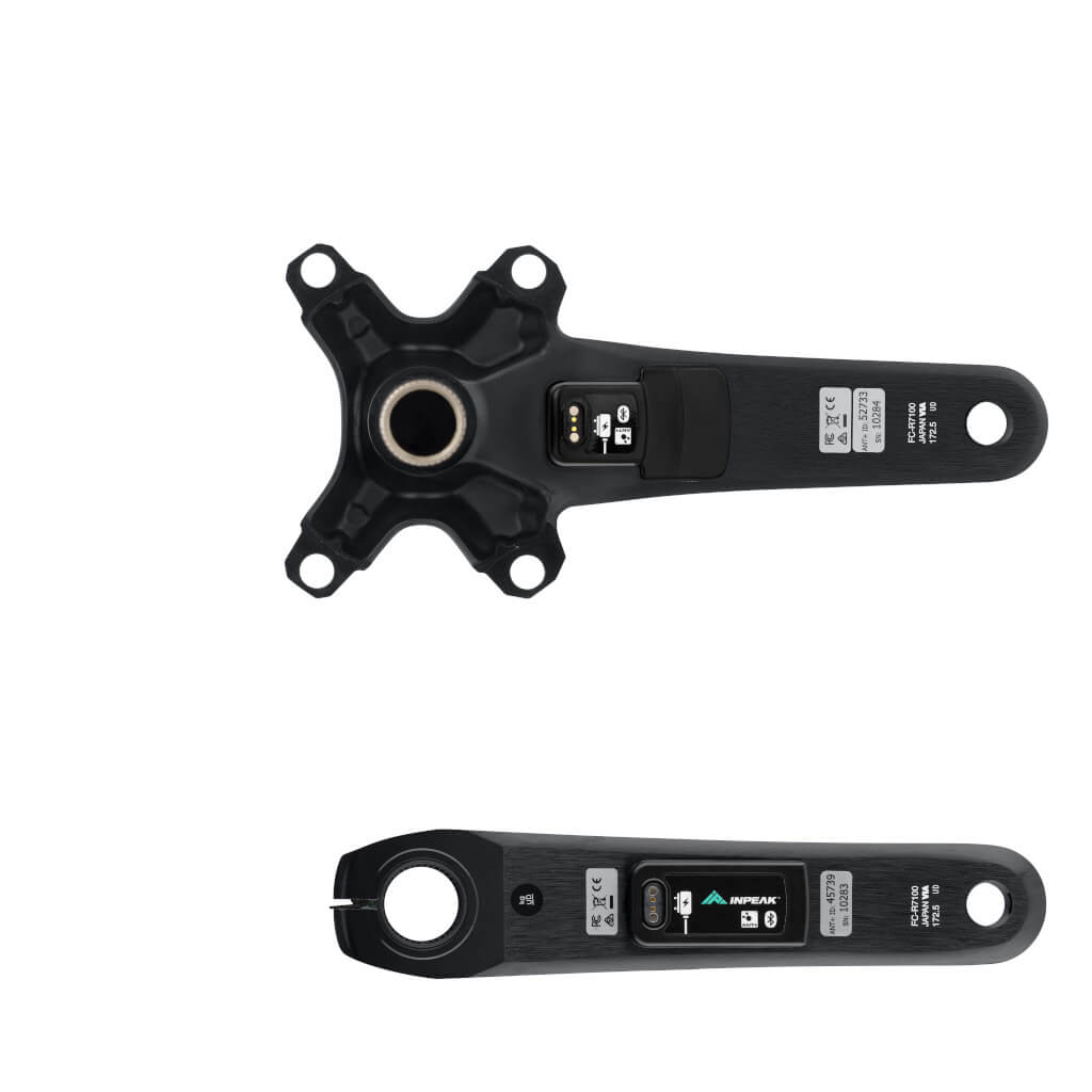 Guarnitura con misuratore di potenza INPEAK POWERCRANK-E TWIN2 LR Shimano 105 R7100